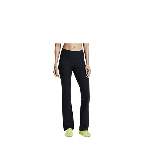 Nike Pants - Nike Dri Fit Legend  Classic Fit Leggings pants flared  Black Women's Size S